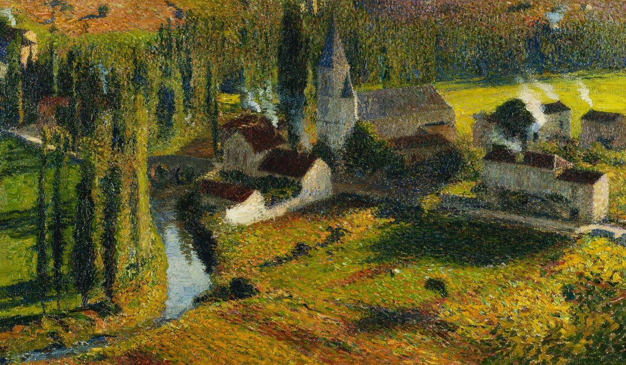 The Fortified Town Green; La Bastide du Vert, av Henri Martin