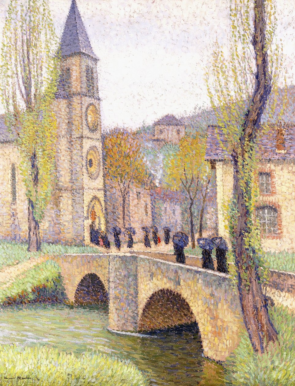 Messetimen ved Bastide du Vert, ca. 1920 av Henri Martin