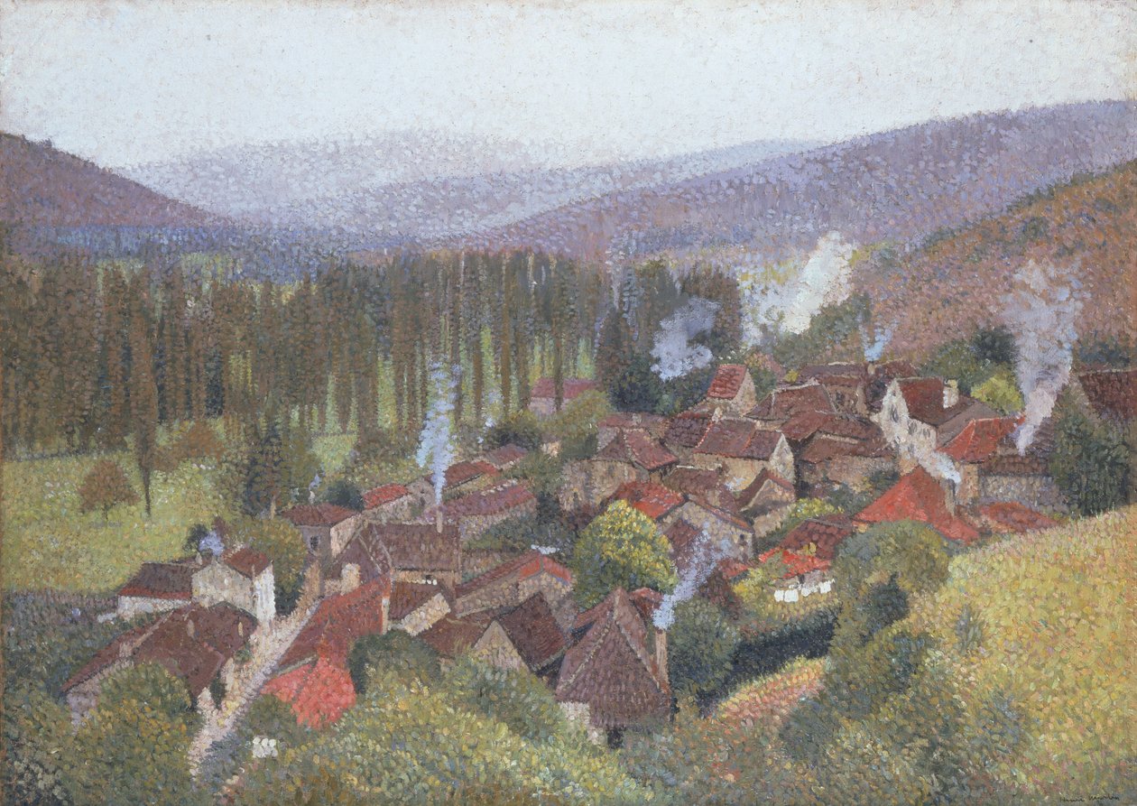 Utsikt over Terrasse de Marquayrol, Labastide du Vert, 1935 av Henri Martin