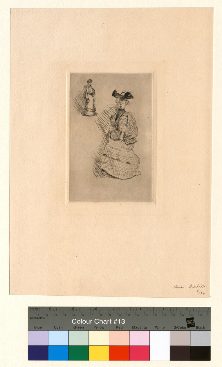 To kvinner i byantrekk av Henri Matisse