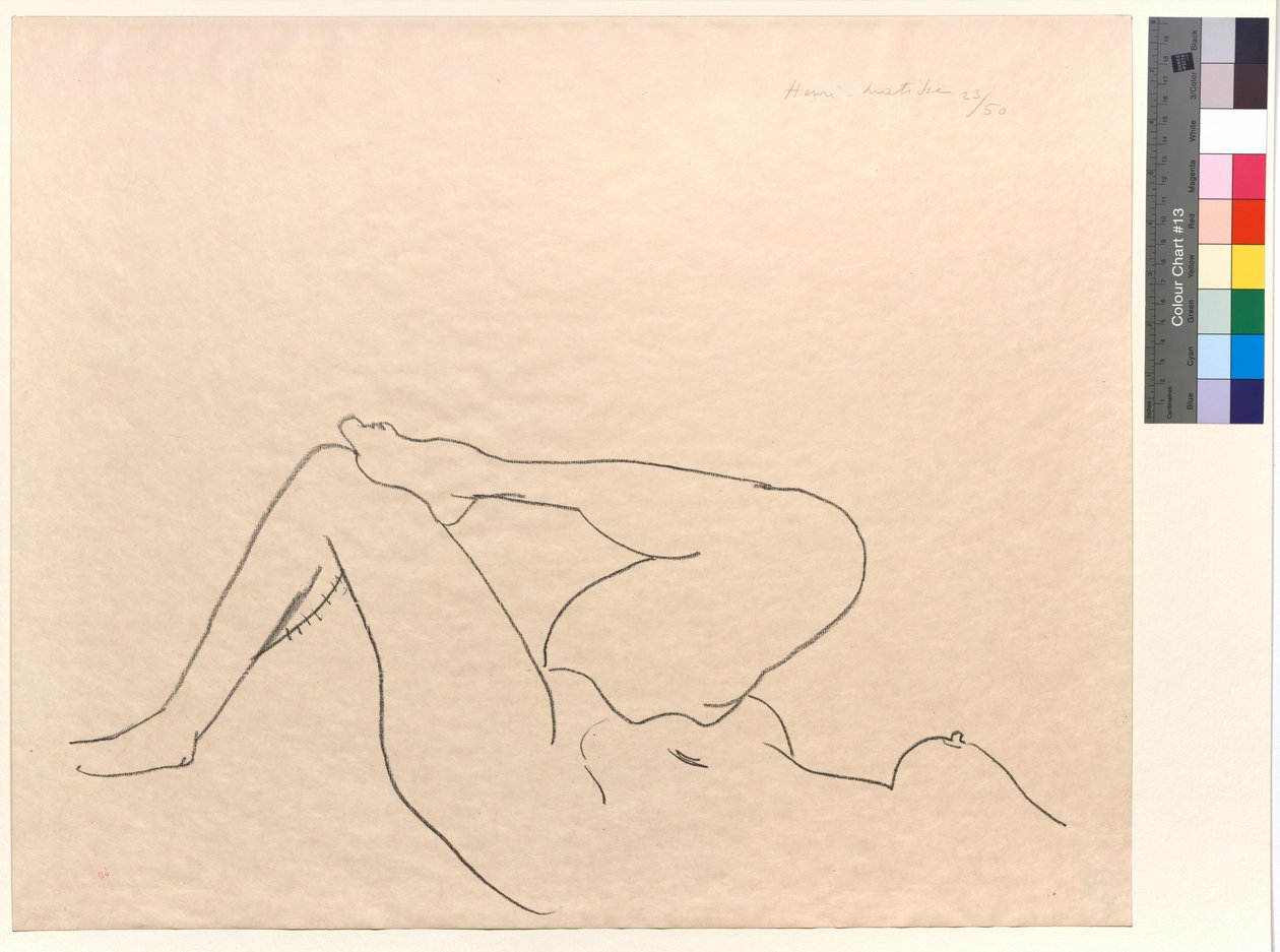 Studie av ben av Henri Matisse