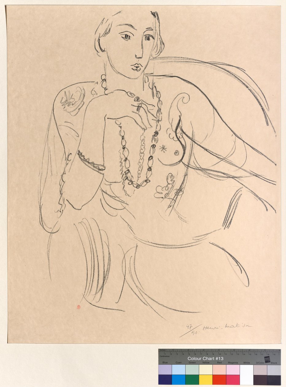 Kvinne med halskjede av Henri Matisse