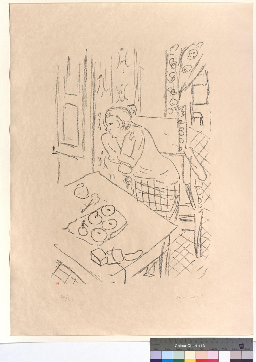 Figur i et interiør av Henri Matisse