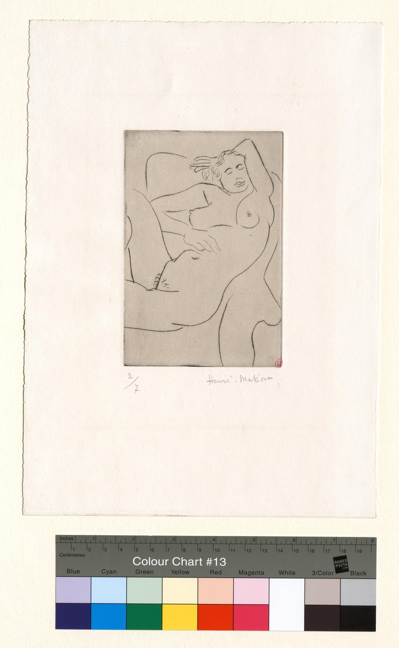 Sovende figur av Henri Matisse