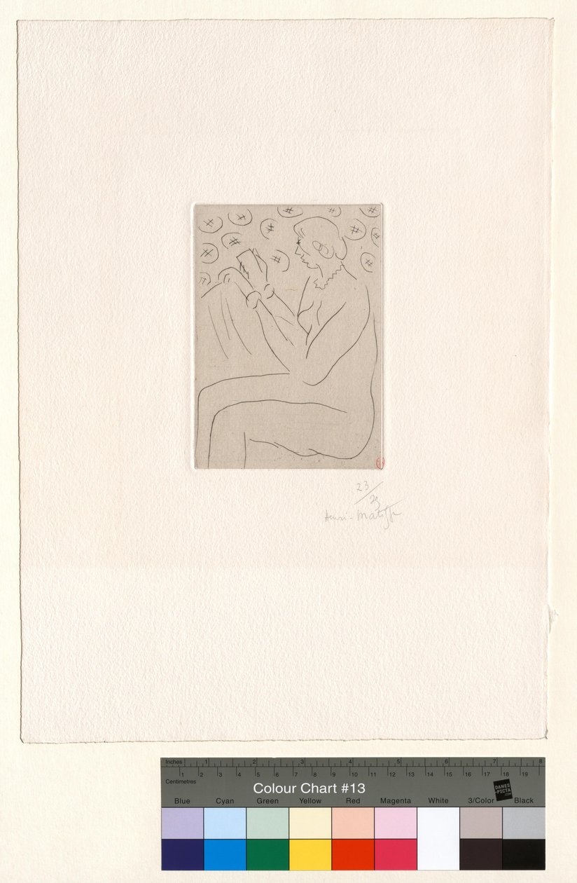 Lesende figur av Henri Matisse