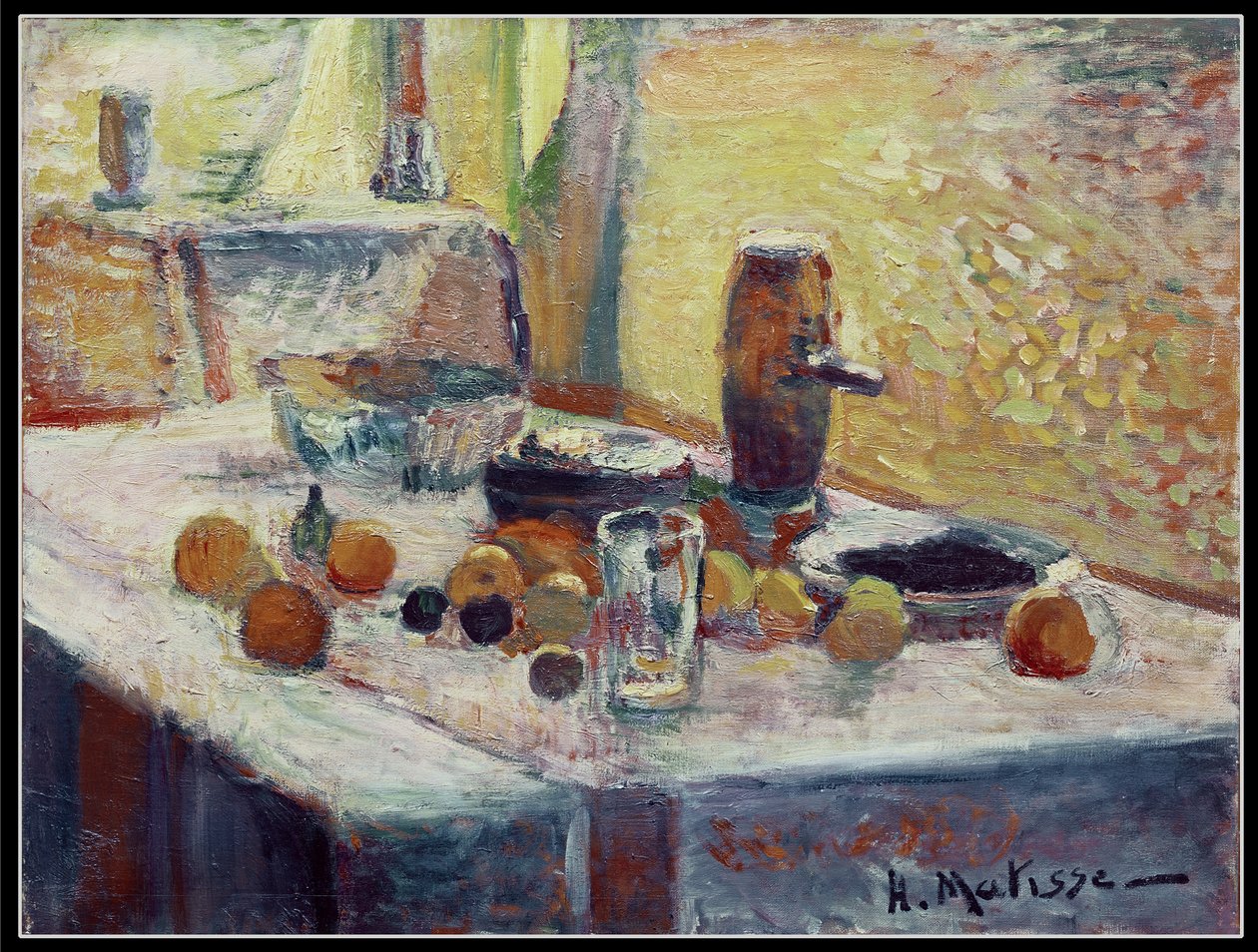Første oransje stilleben av Henri Matisse