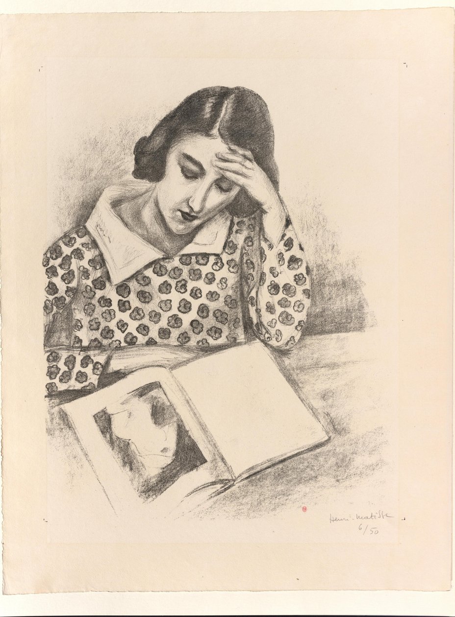 Stor lesende kvinne av Henri Matisse