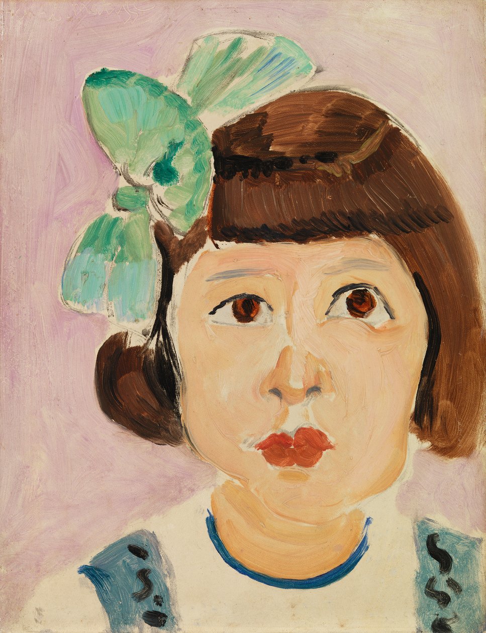 Hodet til en ung jente av Henri Matisse