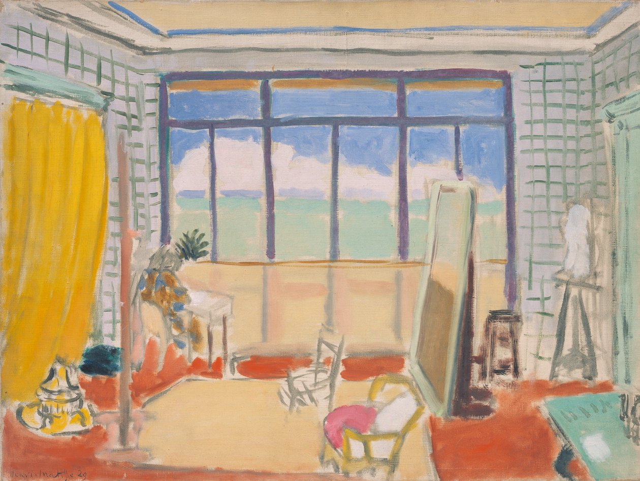 I atelieret i Nice av Henri Matisse