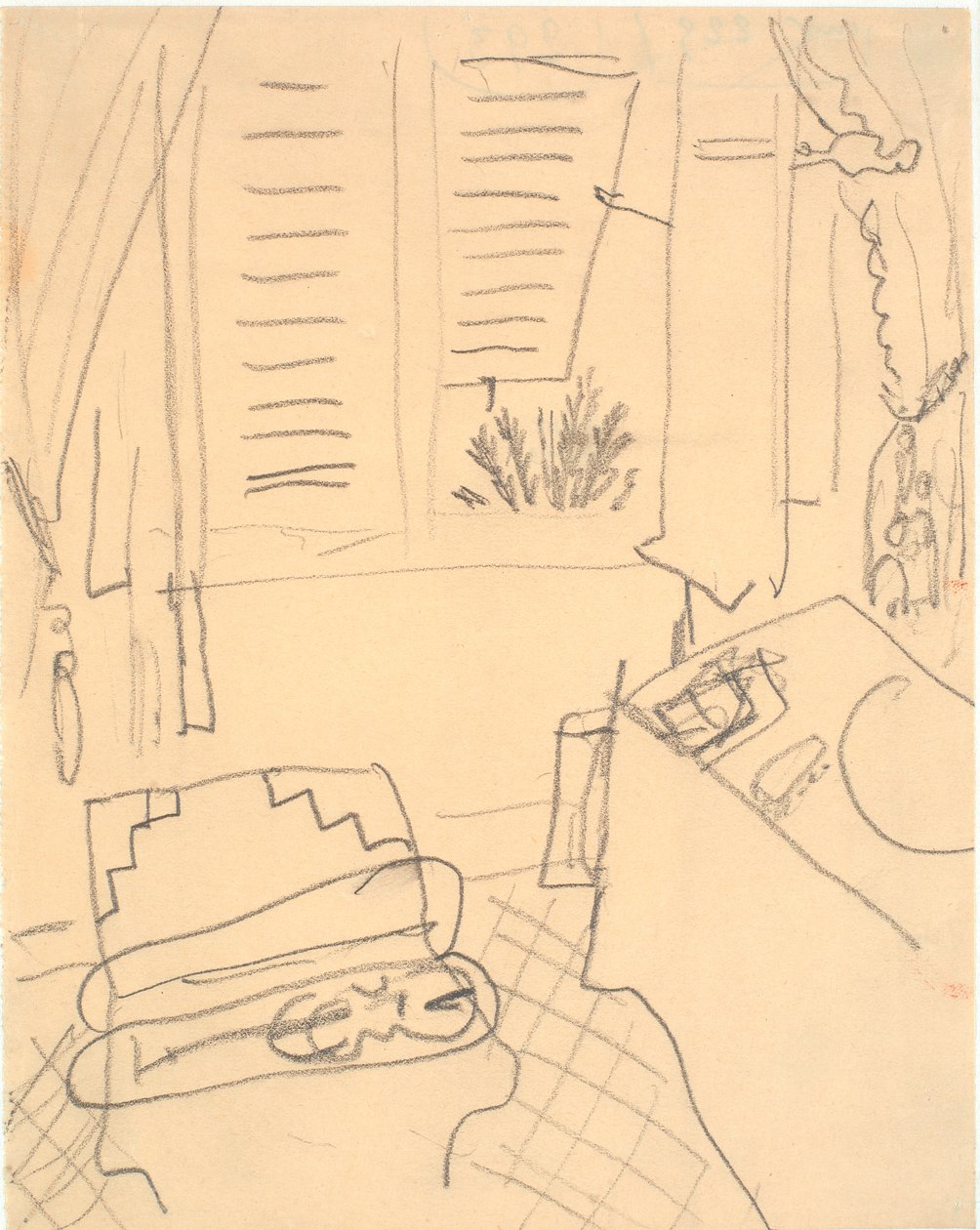 Interiør med en fiolin av Henri Matisse