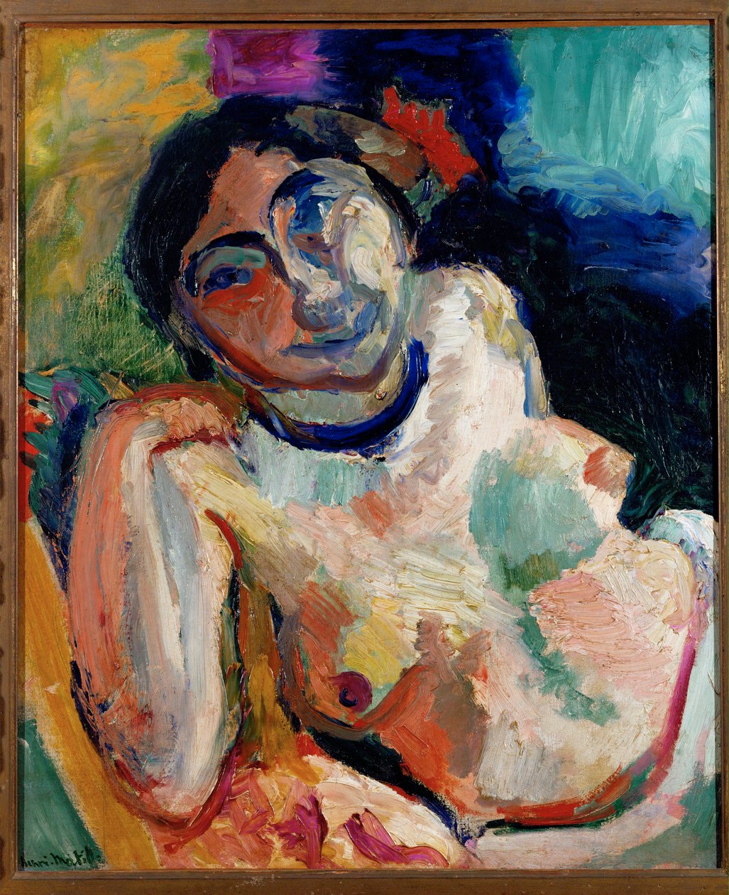 Sigøynerkvinnen (olje på lerret) av Henri Matisse