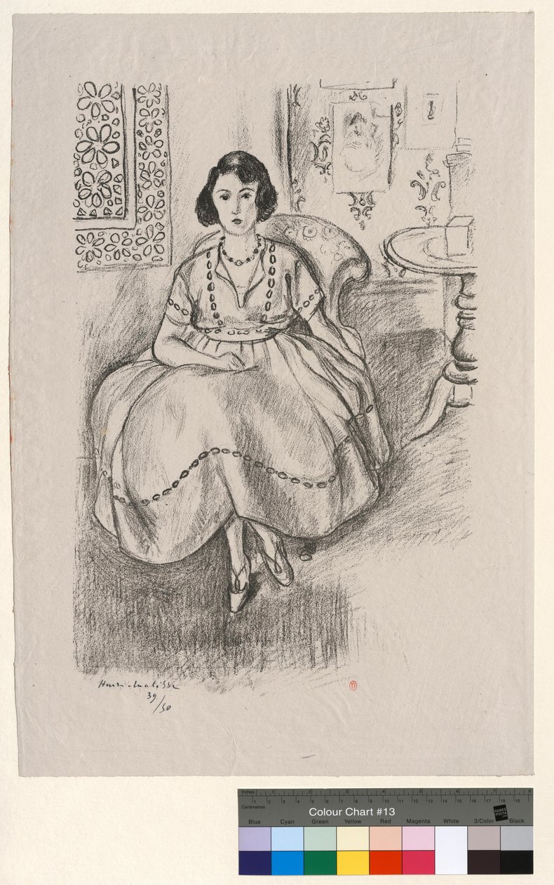 Organdikjolen av Henri Matisse