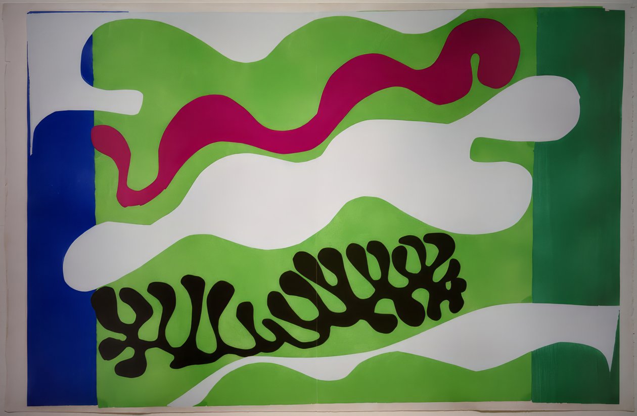 Lagunen II / Jazz av Henri Matisse