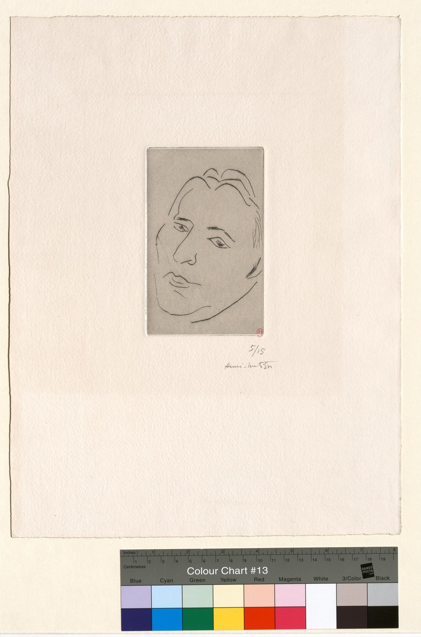 Pianisten Alfred Cortot av Henri Matisse