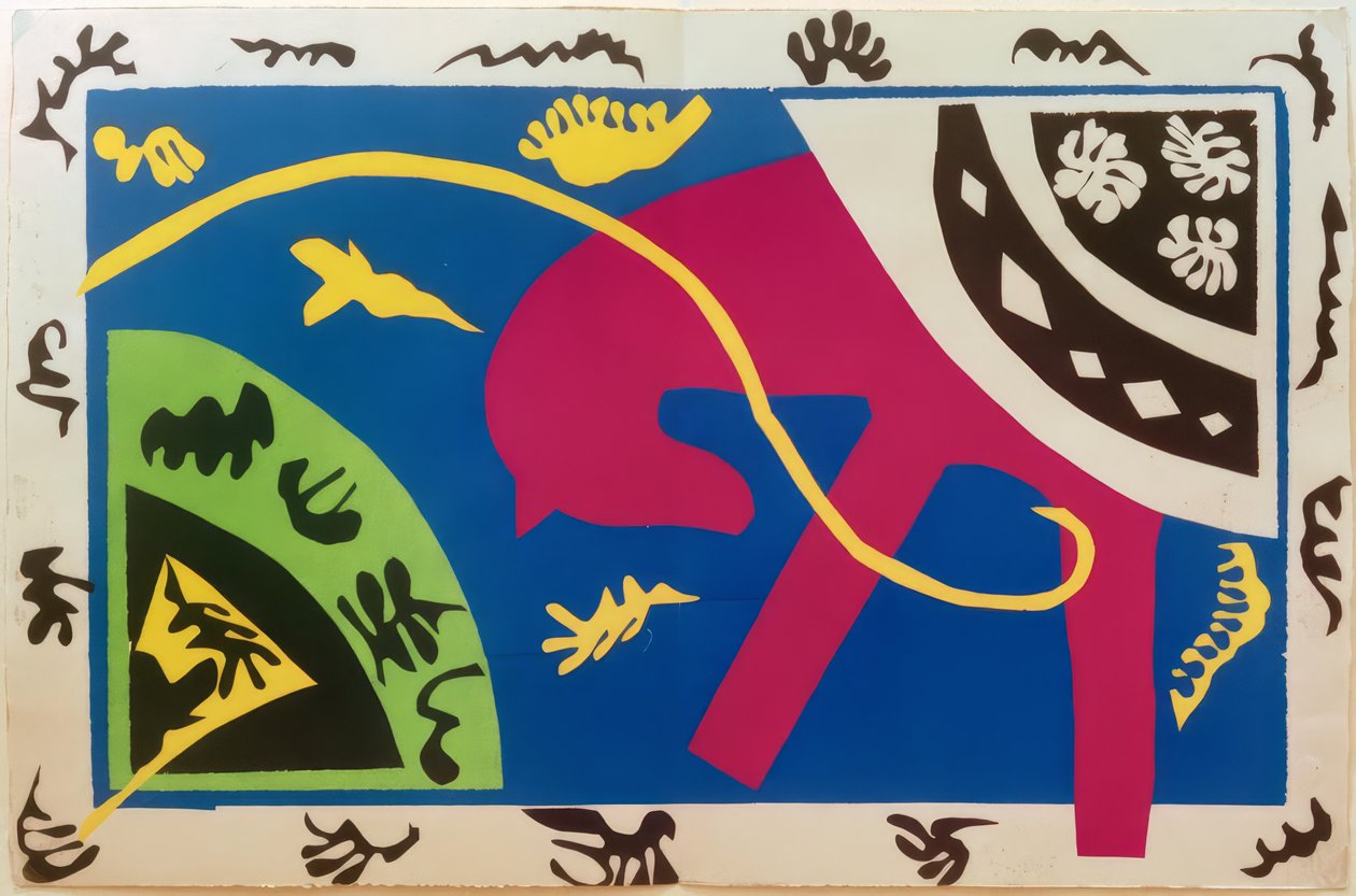 Hesten, rytteren og klovnen av Henri Matisse
