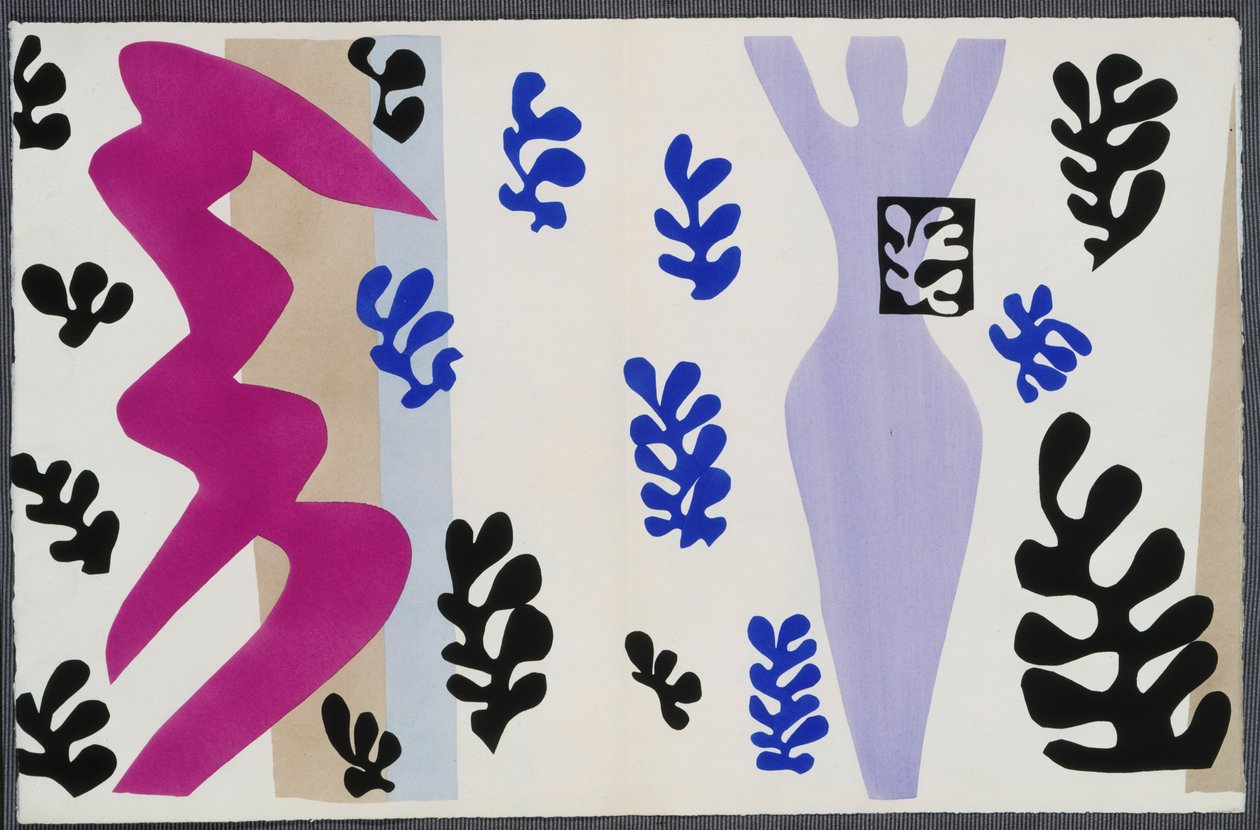 Knivkasteren. Fra «Jazz». Tavle XV. S. 106 av Henri Matisse