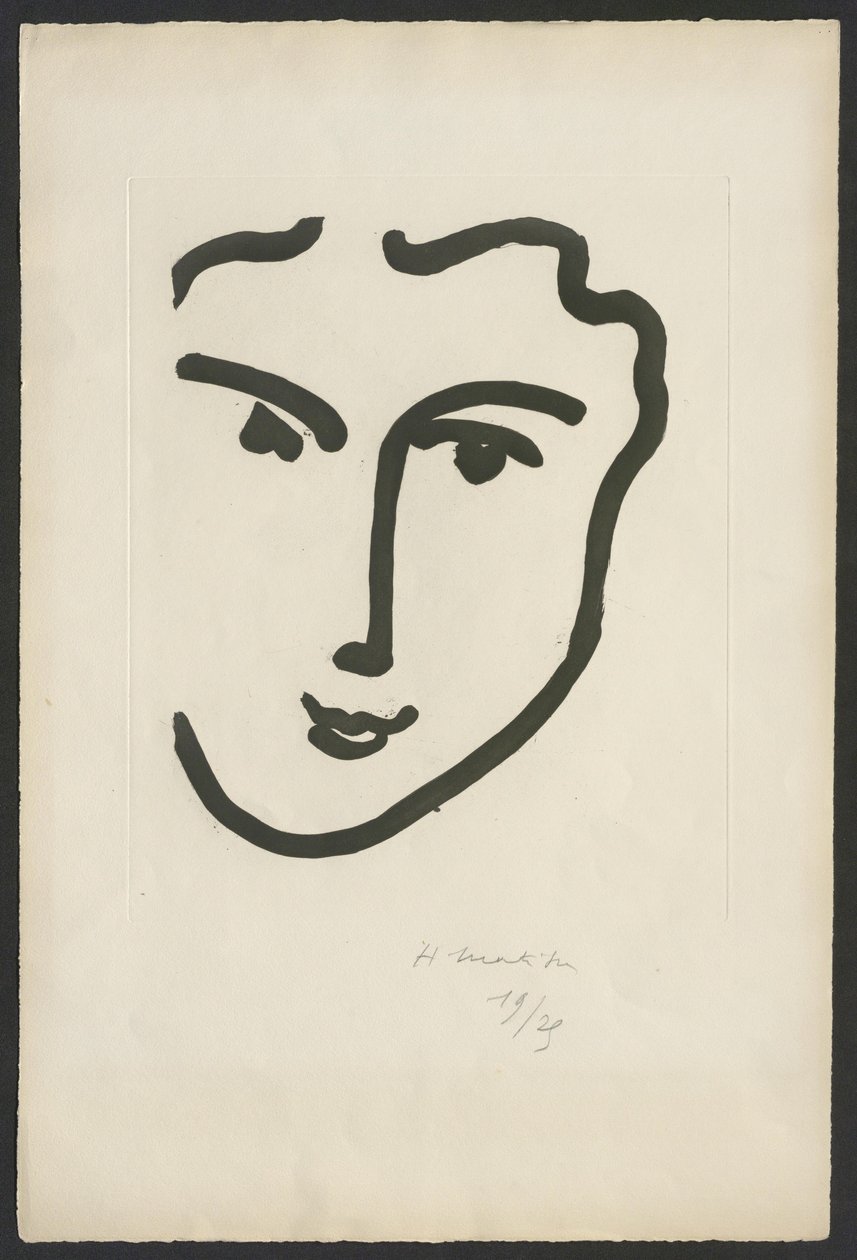 Nadia med det glade smilet av Henri Matisse