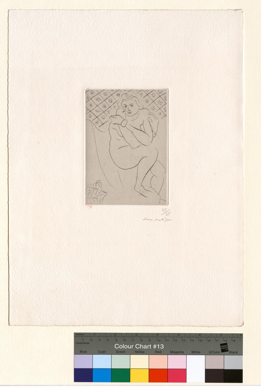 Sittende akt, med armene i kors over brystet av Henri Matisse
