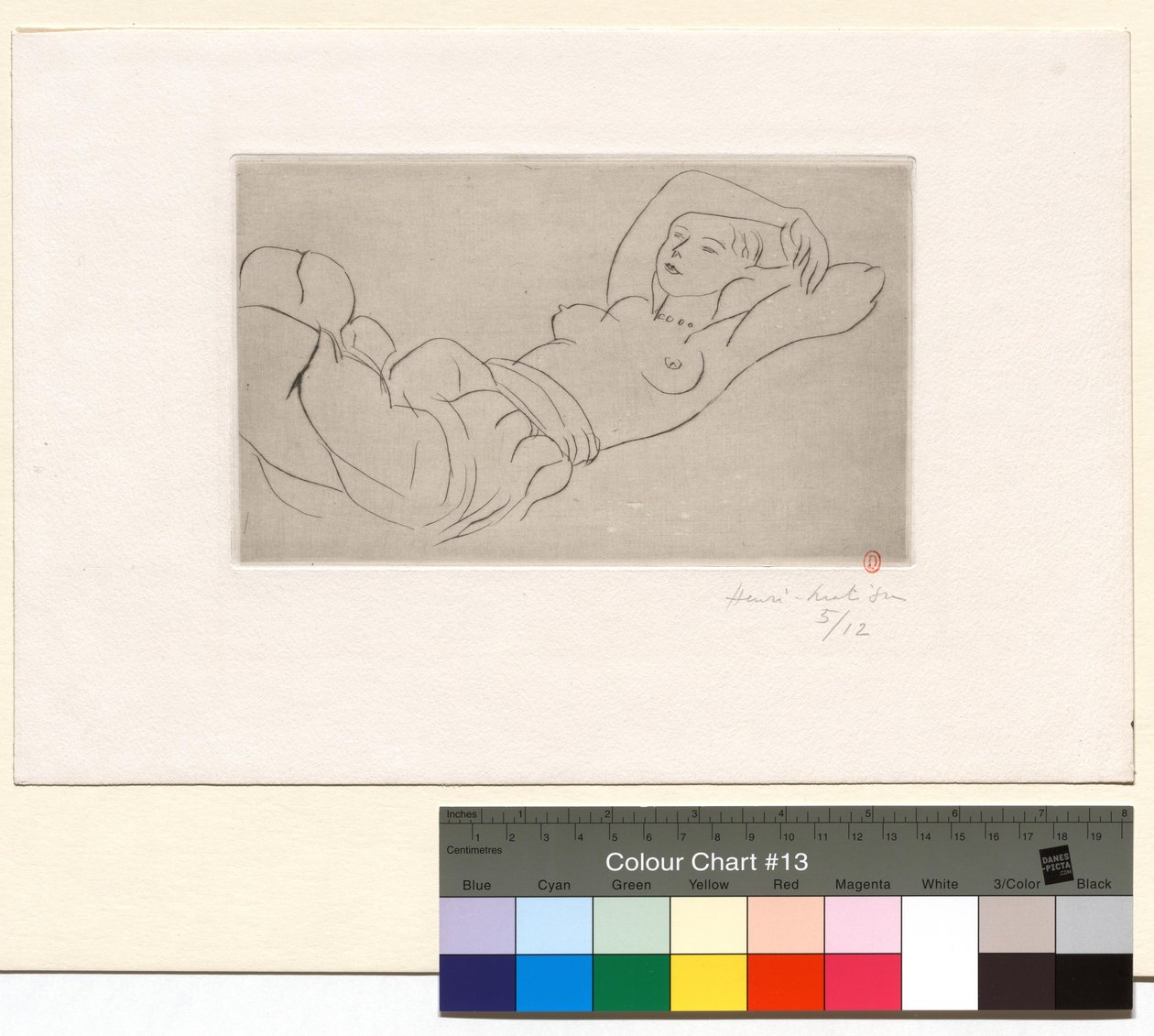 Liggende odalisk av Henri Matisse
