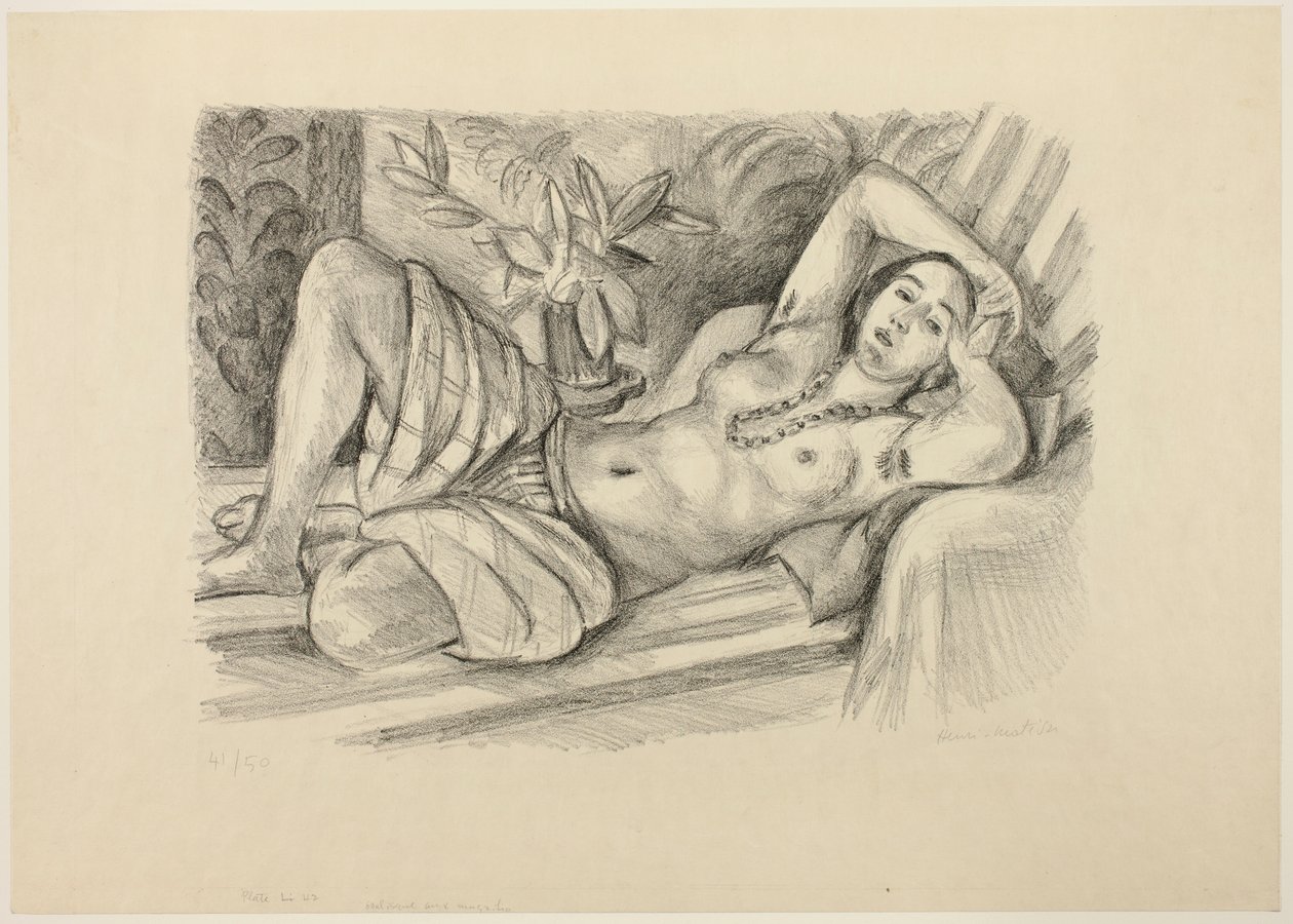 Odaliske med magnolia av Henri Matisse