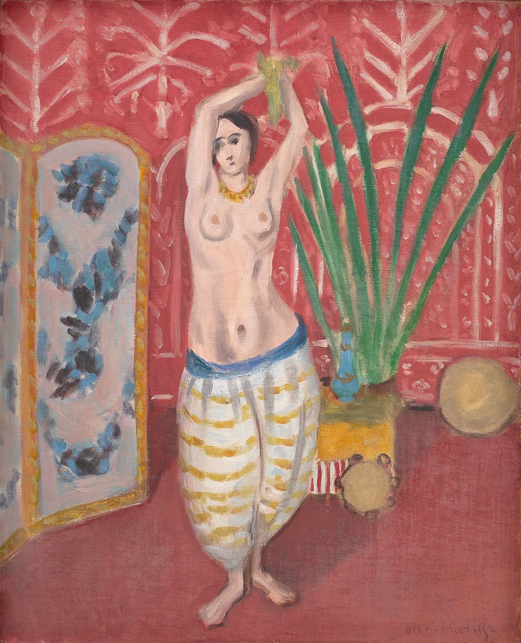 Odaliske med skjerm av Henri Matisse
