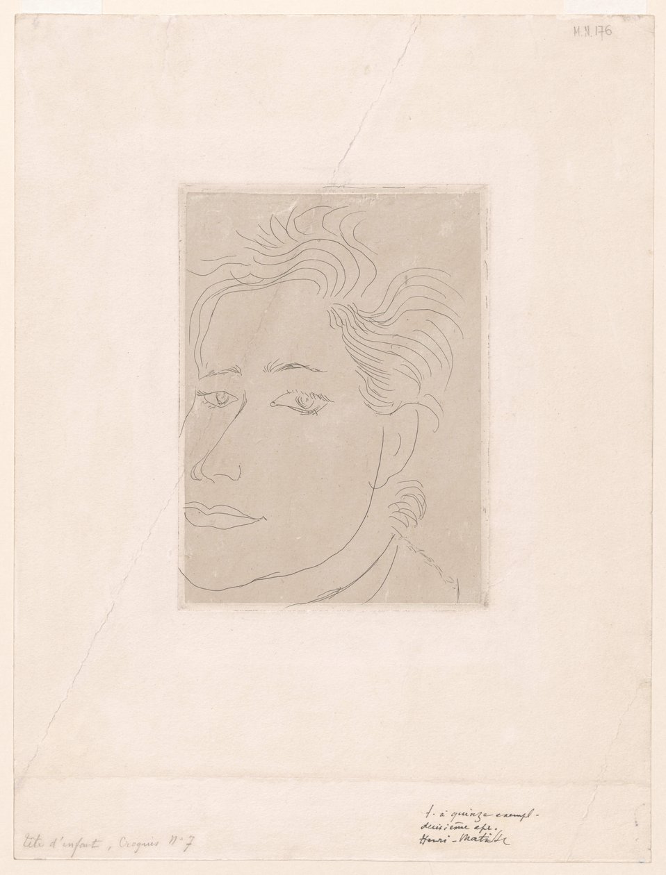 Outamaro, portrett av Margot Matisse av Henri Matisse