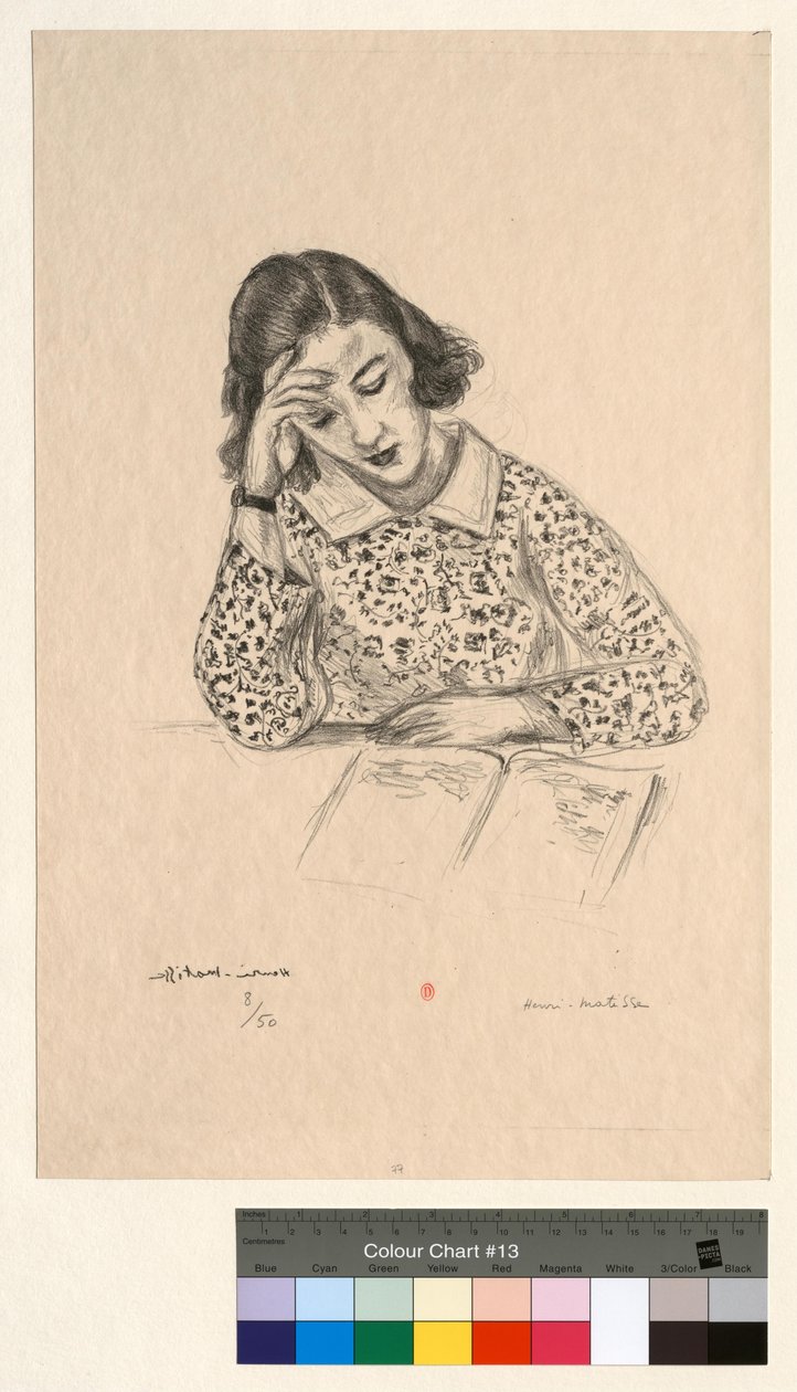 Liten leser av Henri Matisse