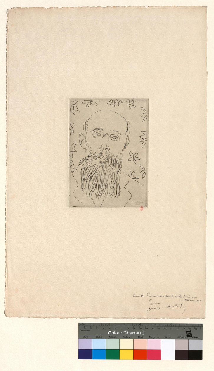 Portrett av Bourgeat som ligner Vassaux av Henri Matisse