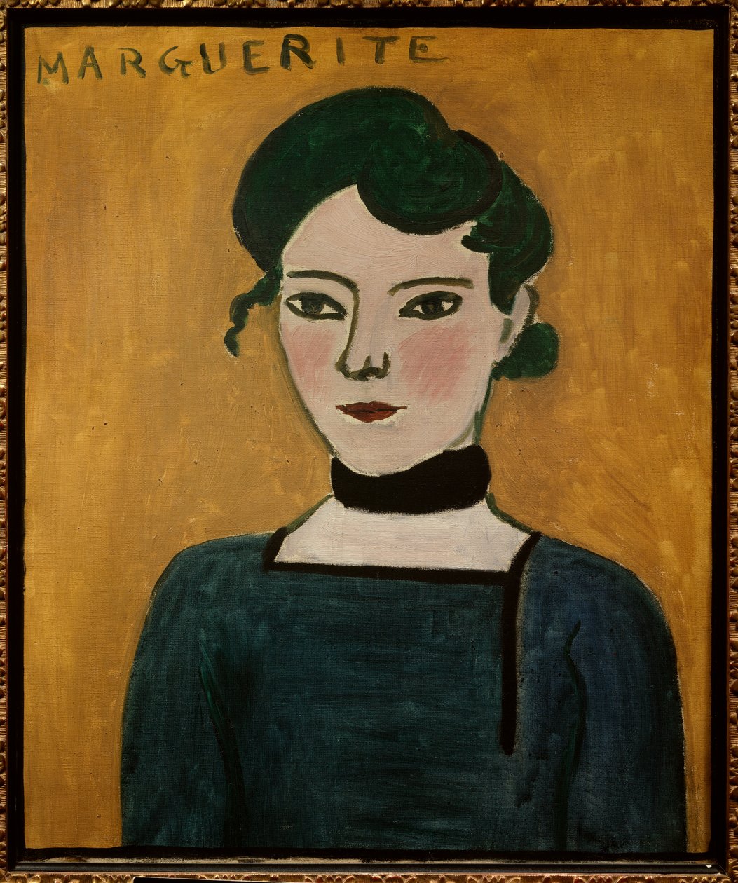 Portrett av Marguerite 1907 (olje på lerret) av Henri Matisse