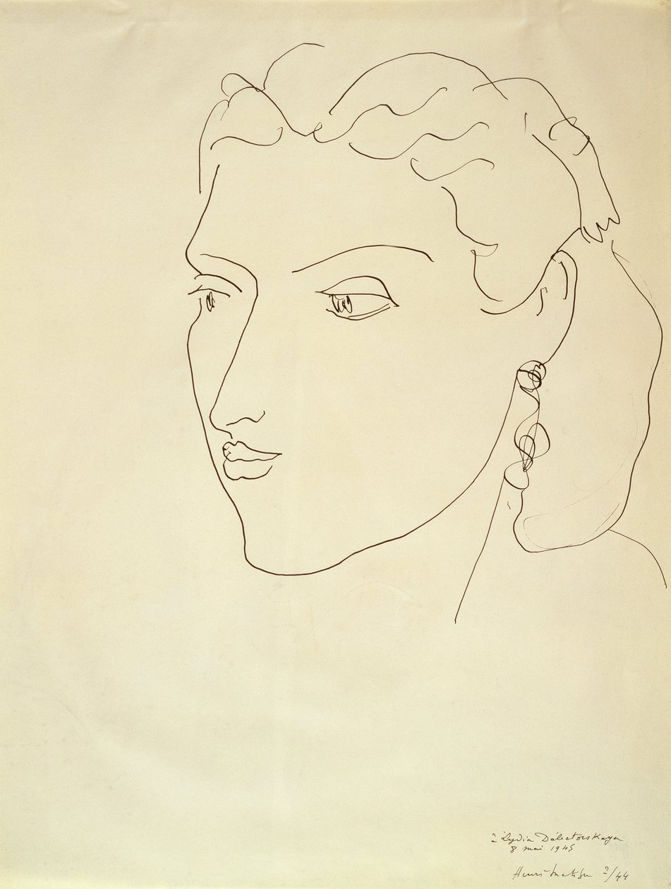 Portrett av en kvinne av Henri Matisse