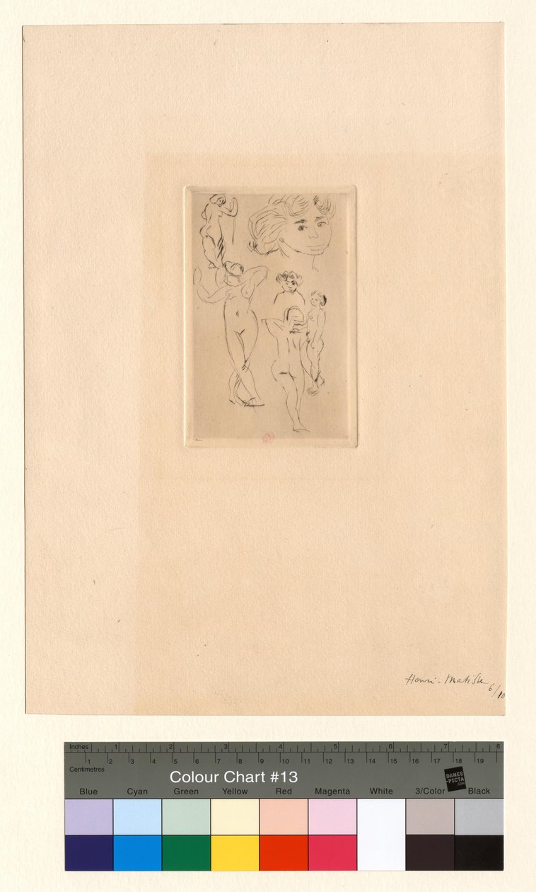 Fire nakne, to hoder av Henri Matisse