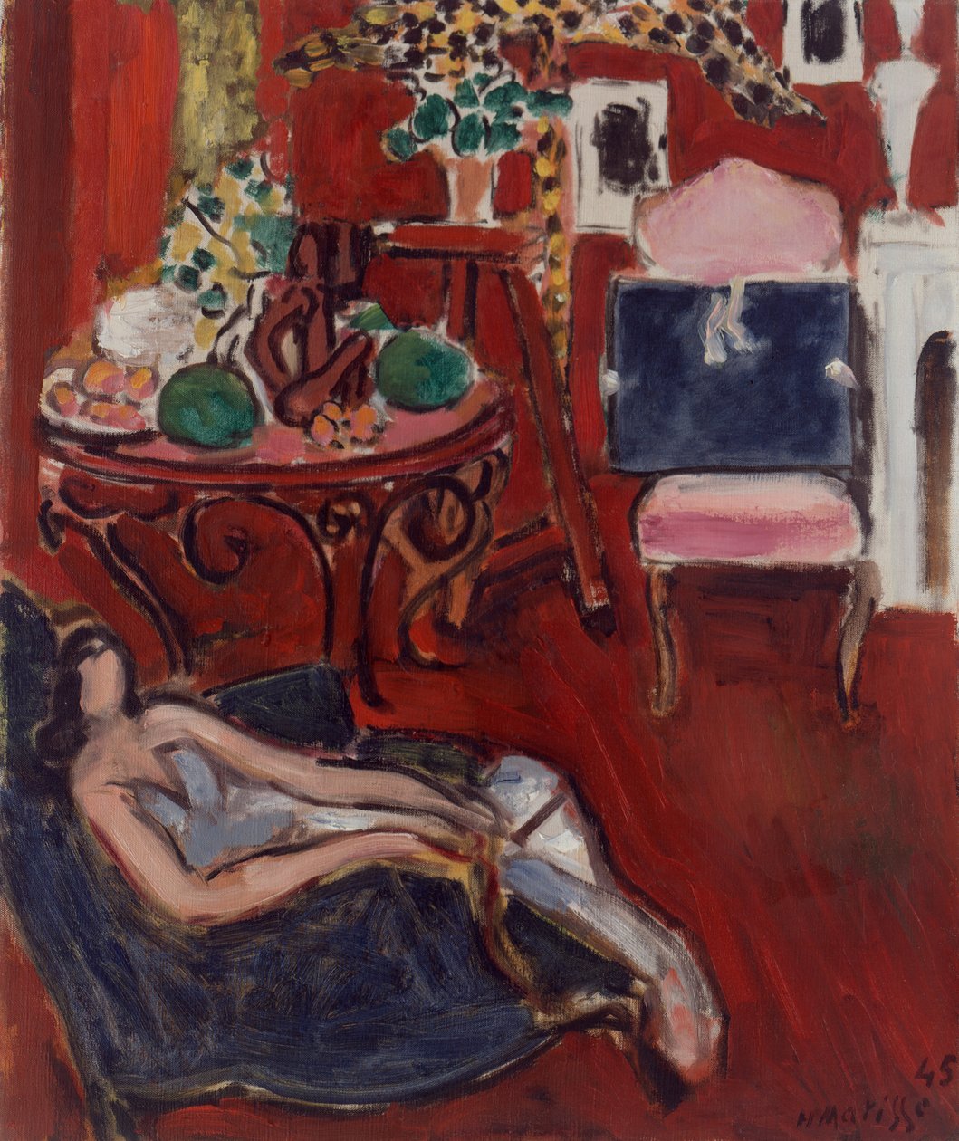 Rødt interiør av Henri Matisse