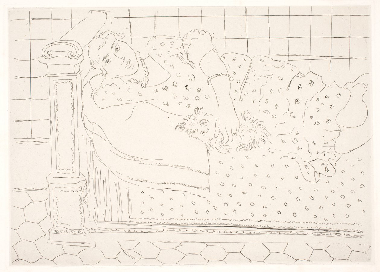 Hvile, figur med Gika av Henri Matisse