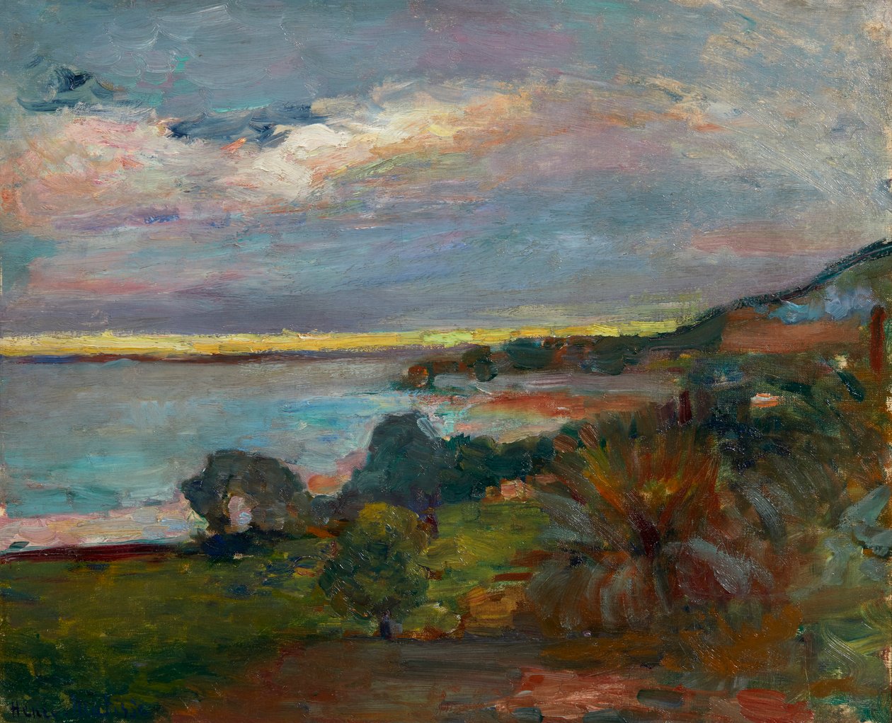 Sjøen på Korsika, Le Scoud av Henri Matisse