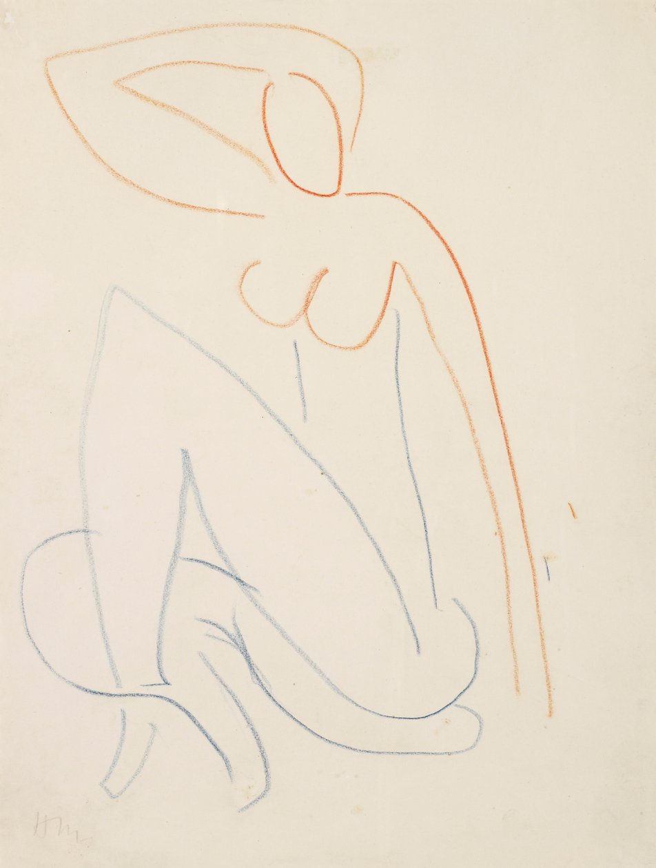 Sittende kvinnelig figur av Henri Matisse