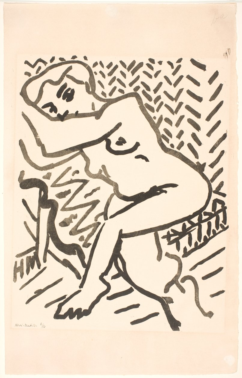 Sittende naken av Henri Matisse