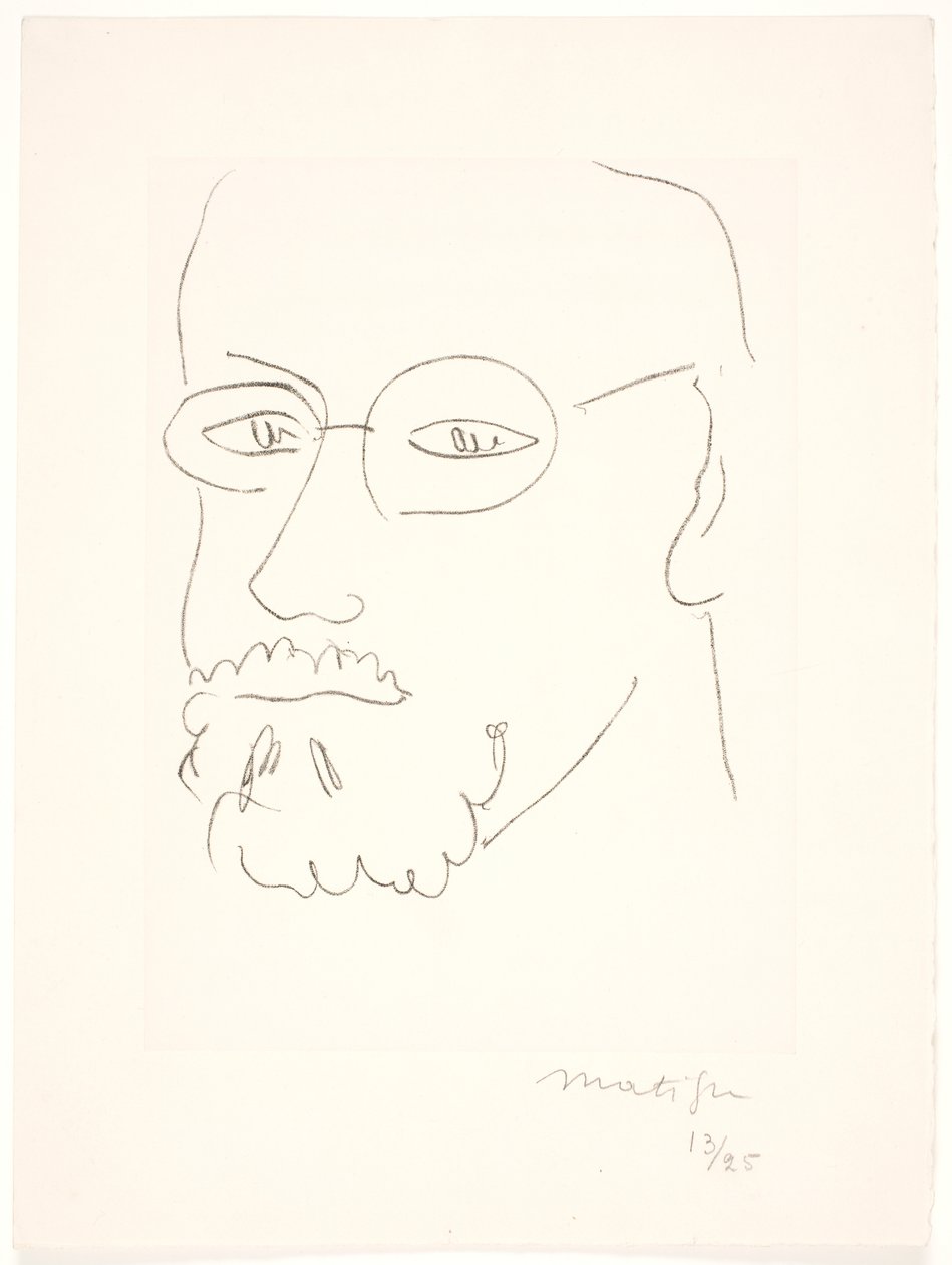 Selvportrett av Henri Matisse