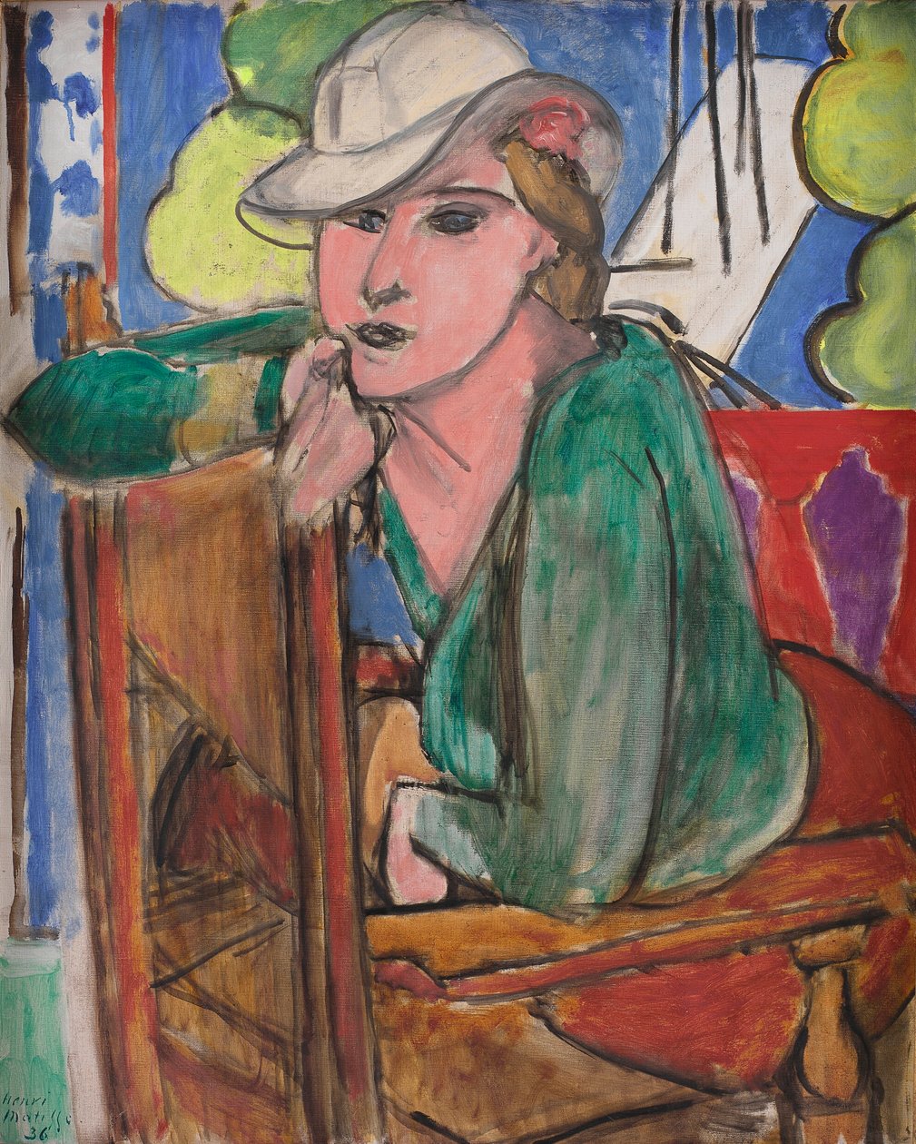 Den grønne blusen av Henri Matisse
