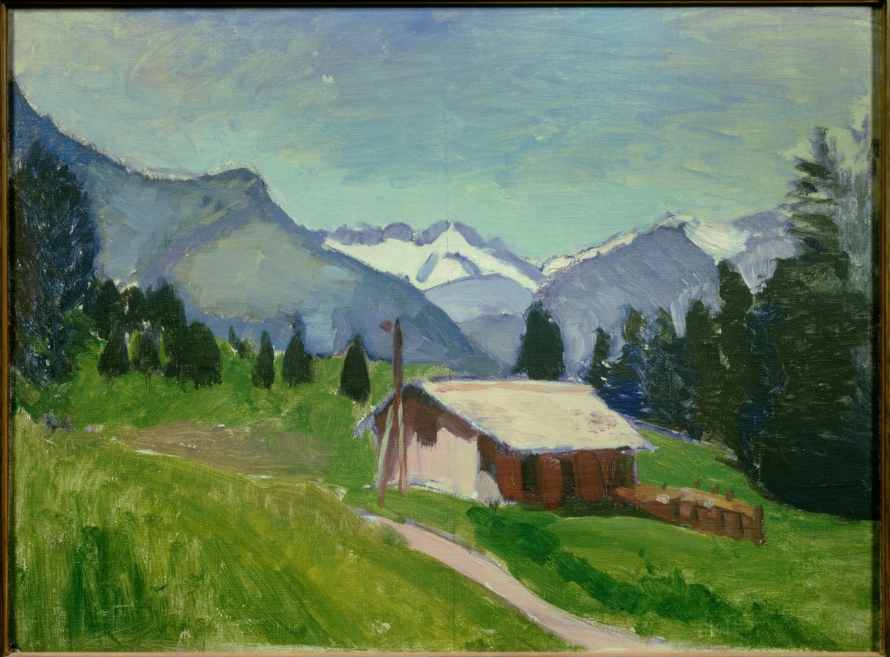 Savoyalpene 1901 (olje på lerret) av Henri Matisse