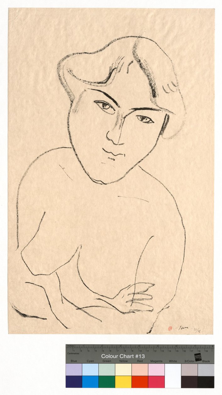 Torso med korslagte armer av Henri Matisse
