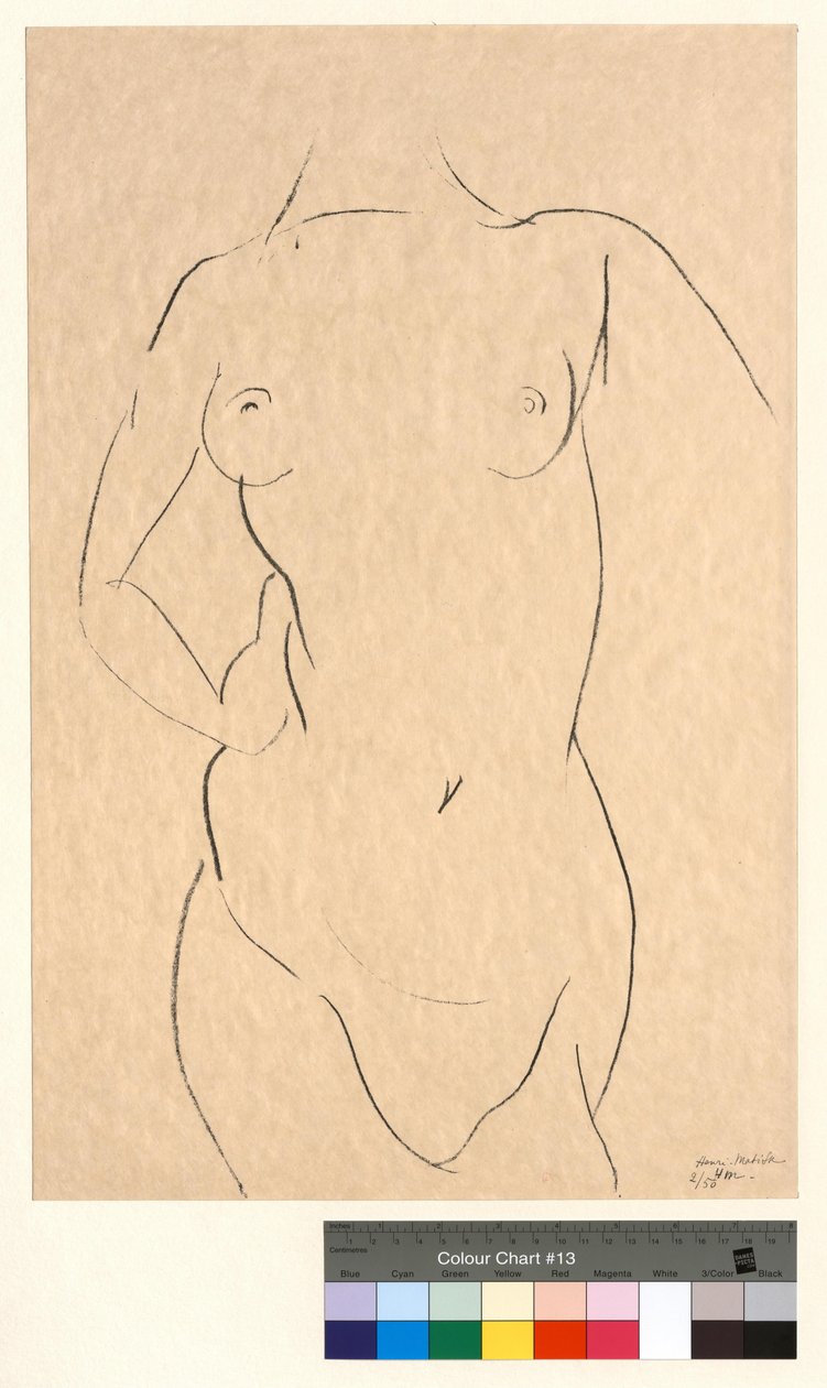 Torso forfra av Henri Matisse