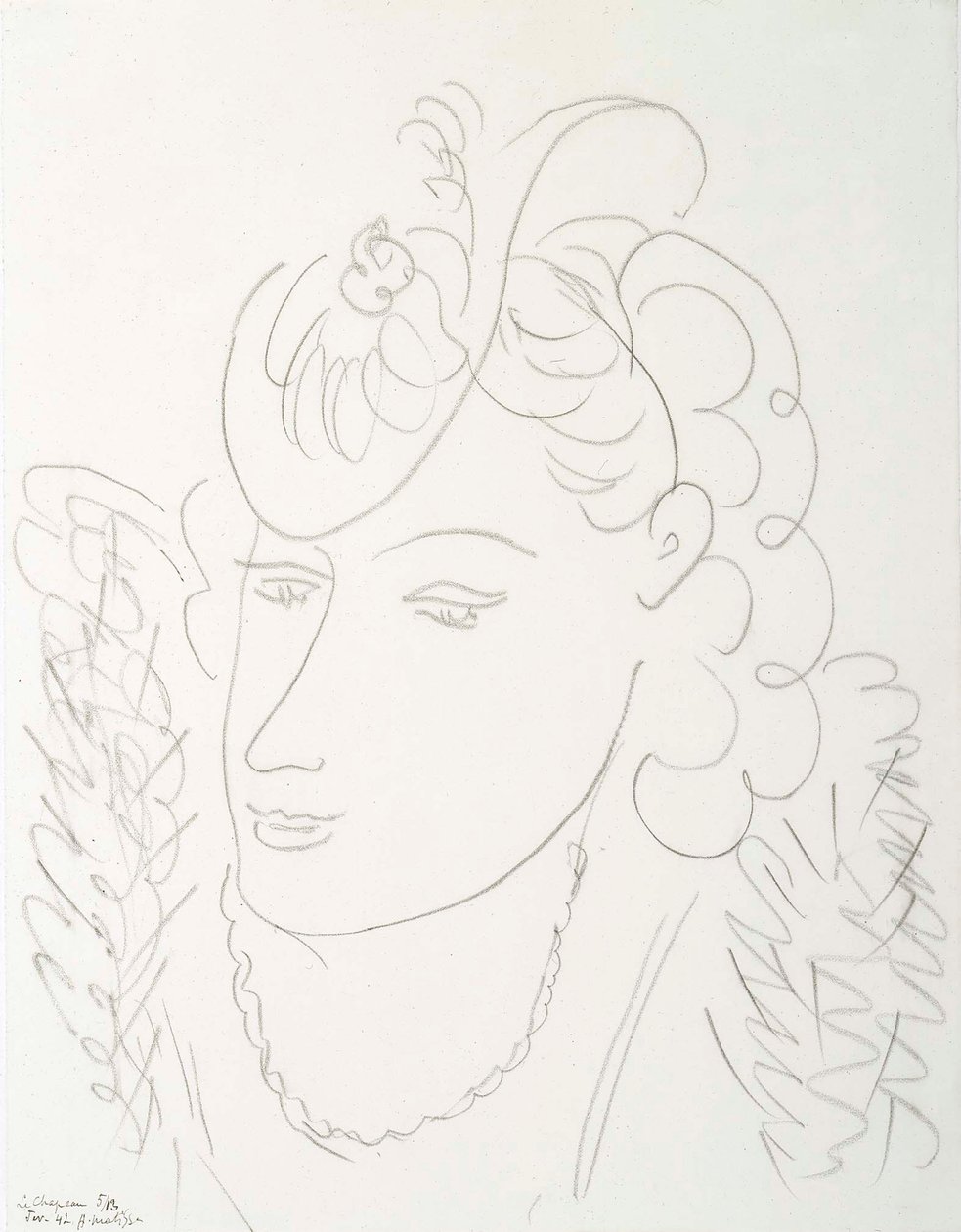 Kvinne med hatt av Henri Matisse