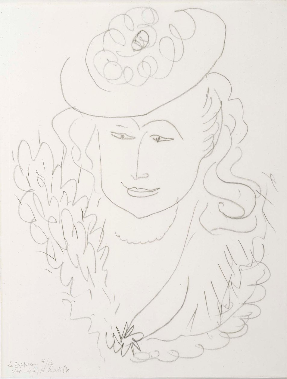 Kvinne med hatt av Henri Matisse