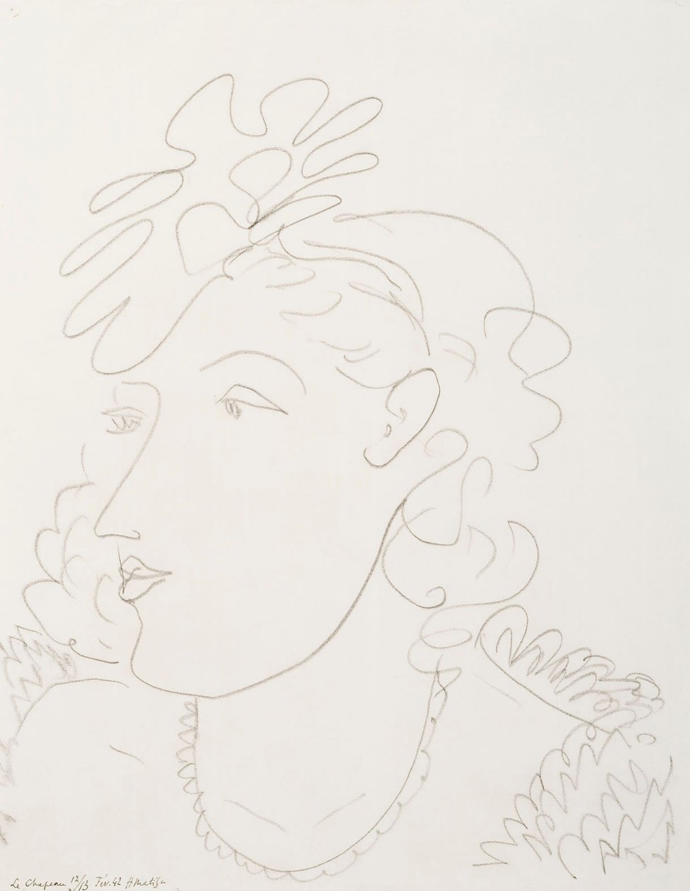 Kvinne med hatt av Henri Matisse