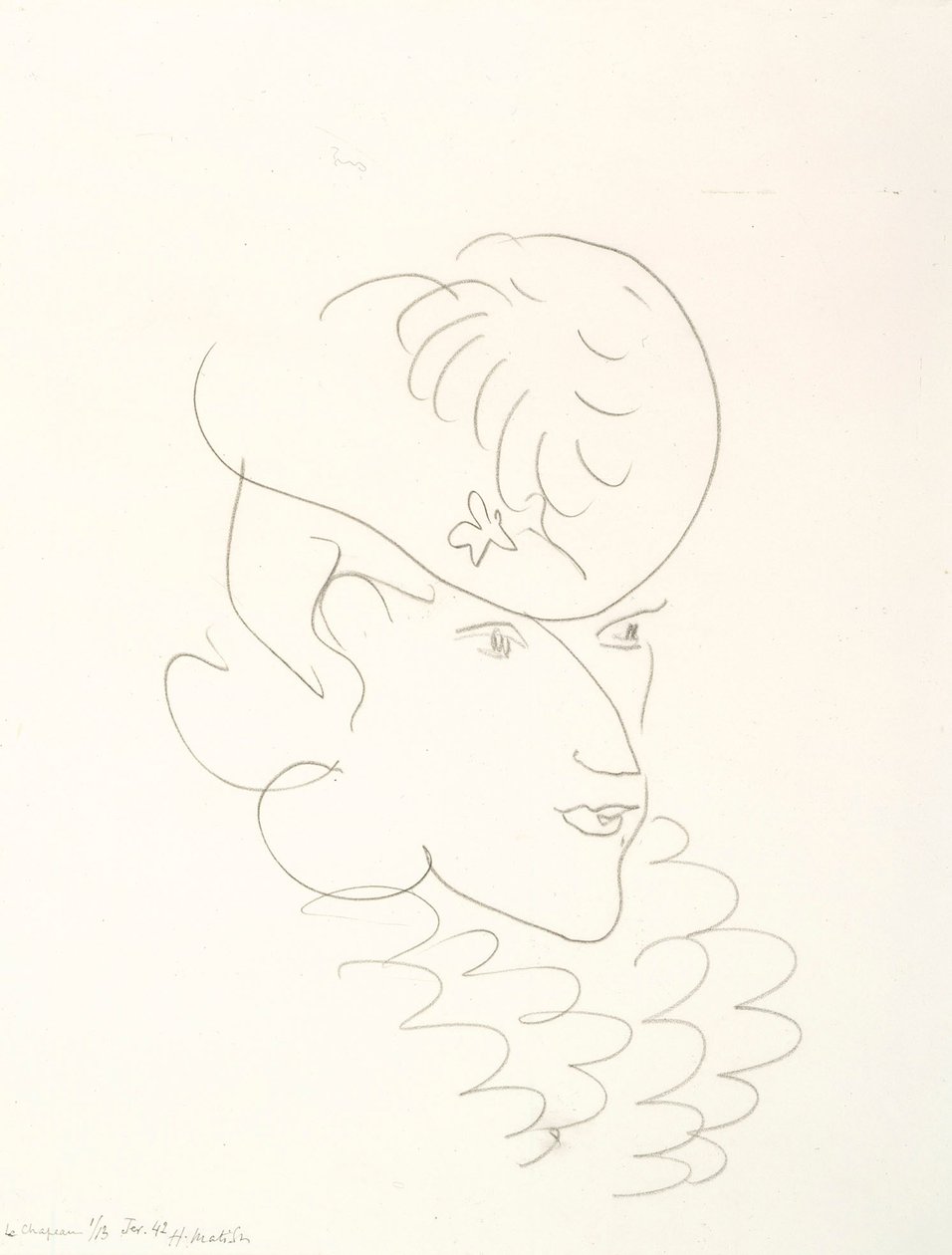 Kvinne med hatt av Henri Matisse