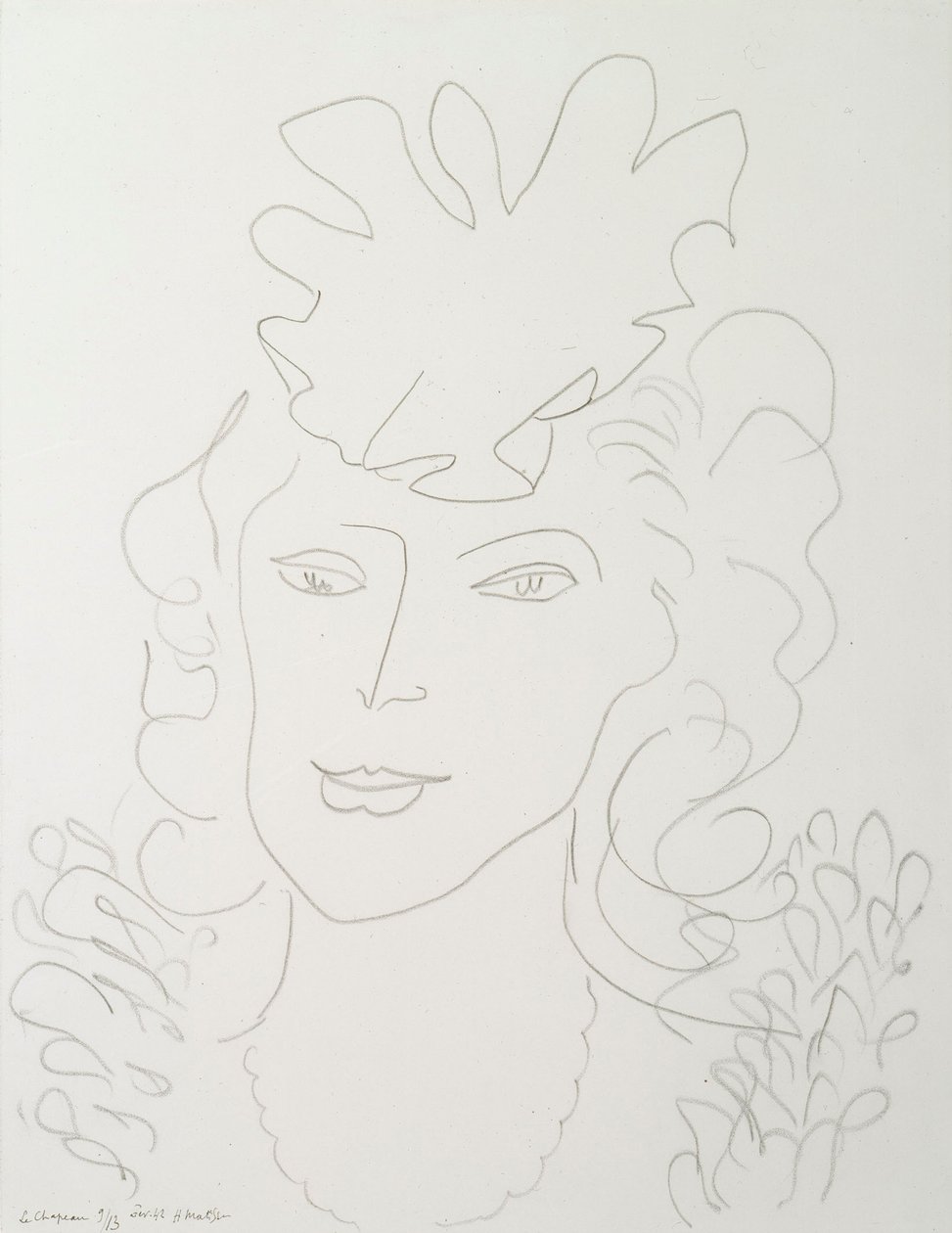 Kvinne med hatt av Henri Matisse