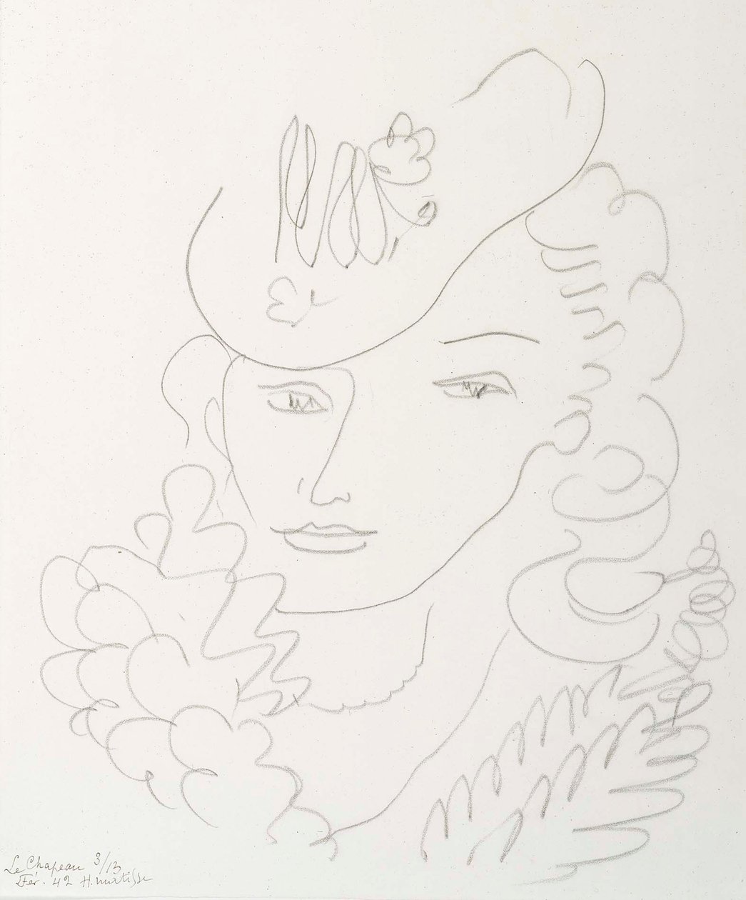 Kvinne med hatt av Henri Matisse