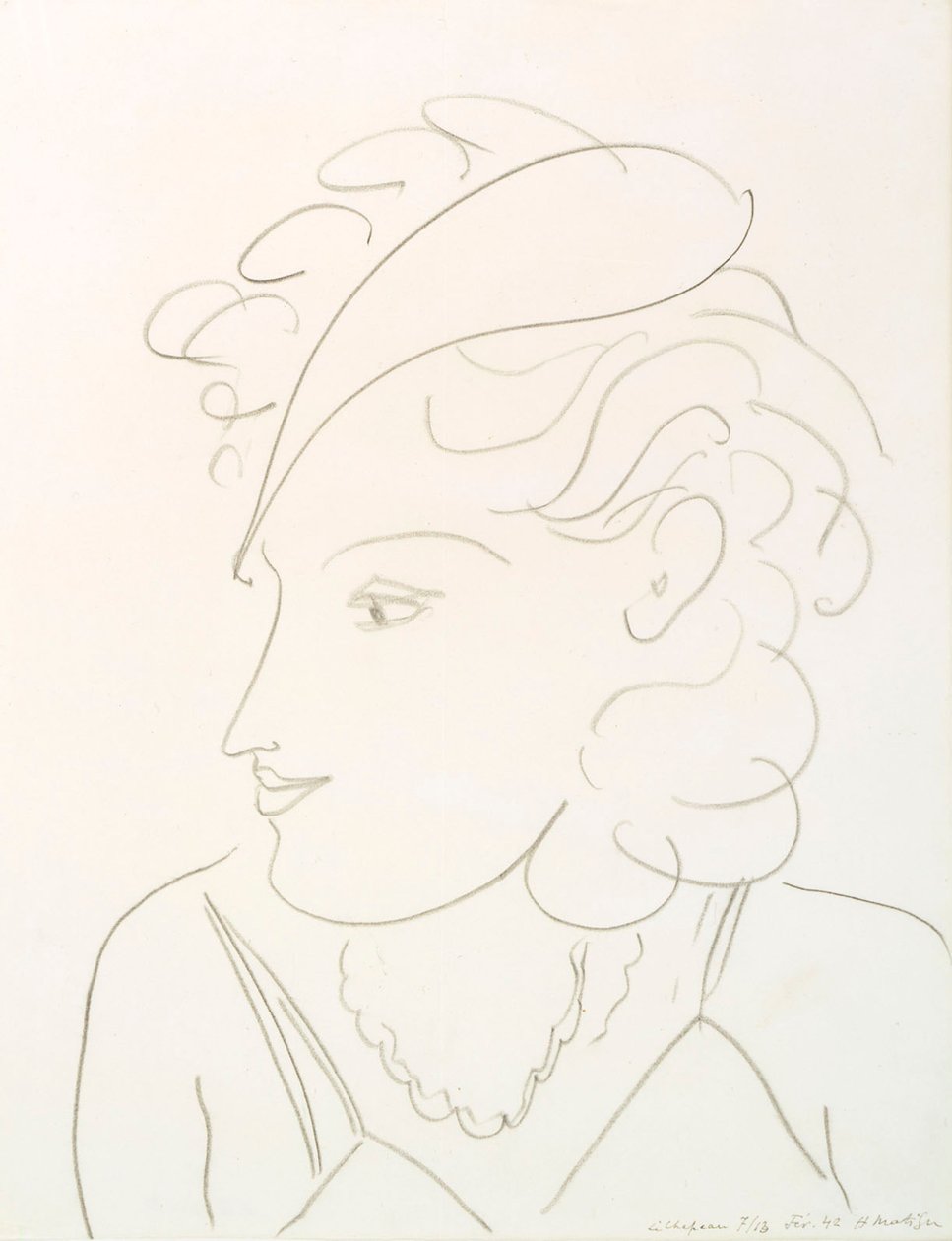 Kvinne med hatt av Henri Matisse