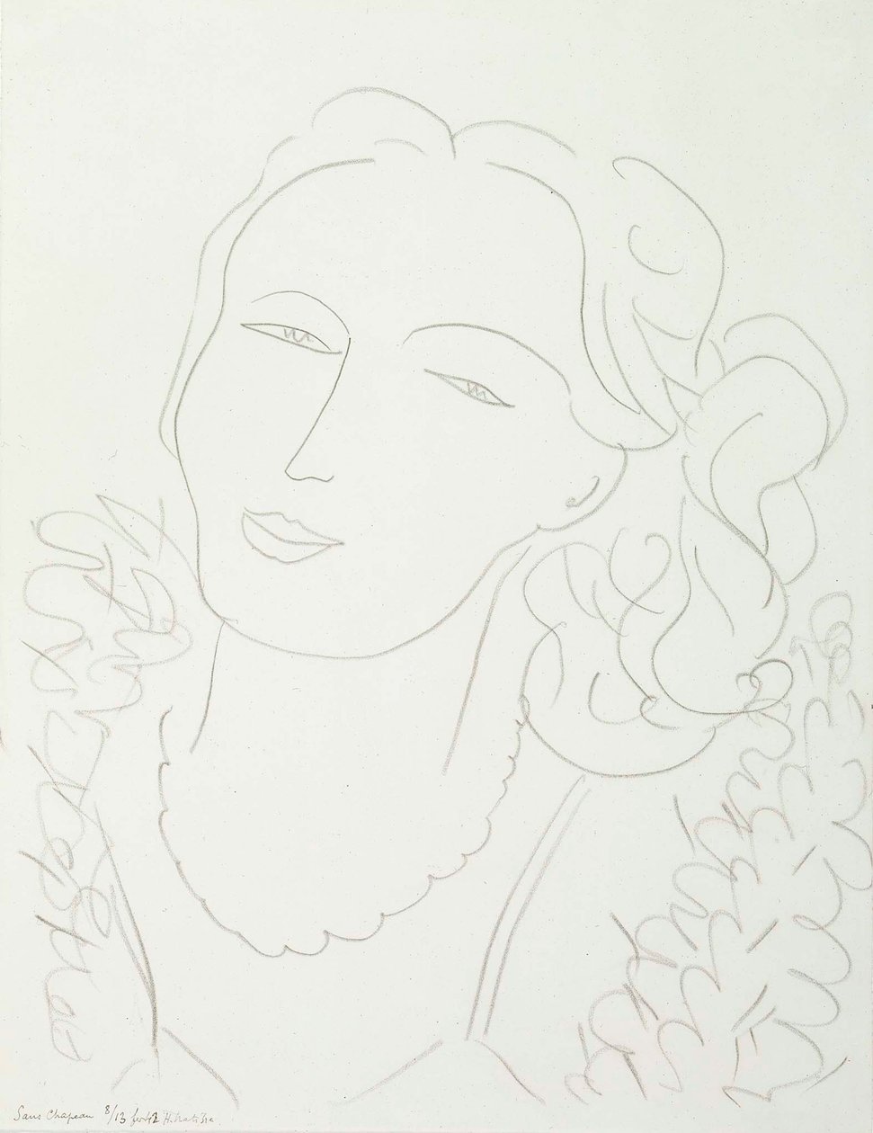 Kvinne uten hatt av Henri Matisse