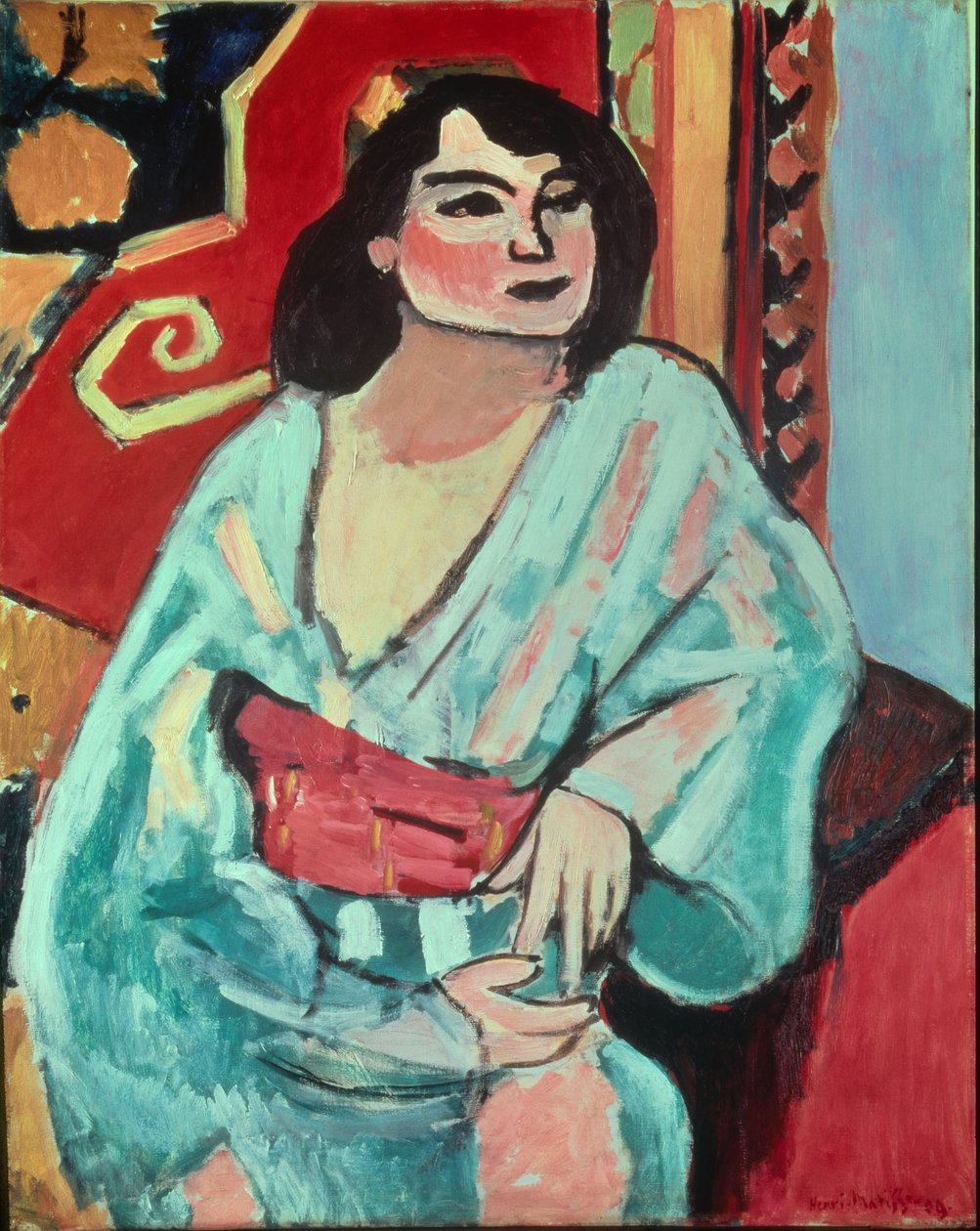 Den algeriske kvinnen 1909 (olje på lerret) av Henri Matisse